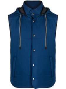 Mazzarelli veste en laine vierge - Bleu