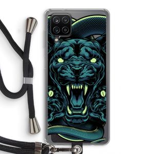 Cougar and Vipers: Samsung Galaxy A12 Transparant Hoesje met koord