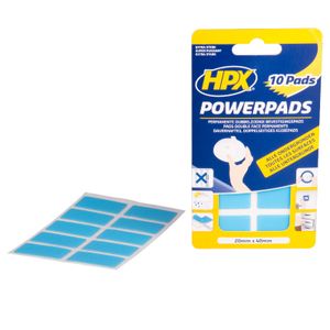 HPX Dubbelzijdige bevestigingspads | 10 stuks | 20mm x 40mm - PA2040 PA2040