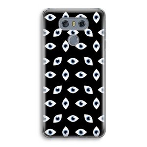 Eyes pattern: LG G6 Transparant Hoesje
