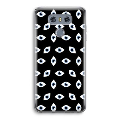 Eyes pattern: LG G6 Transparant Hoesje
