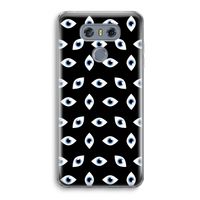 Eyes pattern: LG G6 Transparant Hoesje