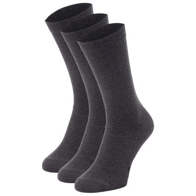 Daily Sok Bio-Katoen 3-Pack | Donkergrijs | 43/46