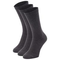 Daily Sok Bio-Katoen 3-Pack | Donkergrijs | 43/46