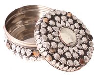 Small Foot sieradendoosje zwart/zilver 7 x 12 cm - thumbnail