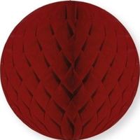 1x Papieren kerstballen bordeaux rood 10 cm kerstversiering