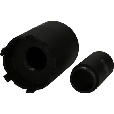 KS Tools 460.5380 Sleutelset met sleufmoeren met geleidebuis voor Mercedes, Ø 71,5 mm, 2-delig