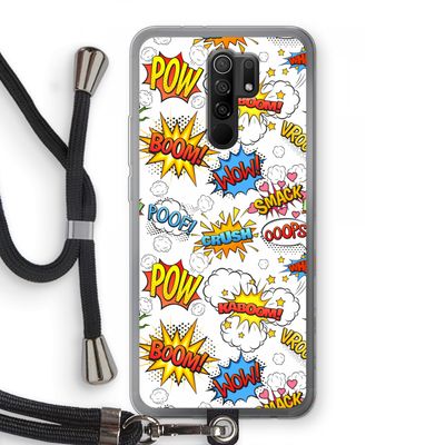 Pow Smack: Xiaomi Redmi 9 Transparant Hoesje met koord