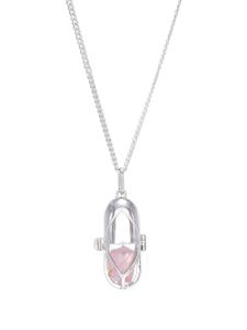 Capsule Eleven collier à pendentif orné de cristaux - Argent