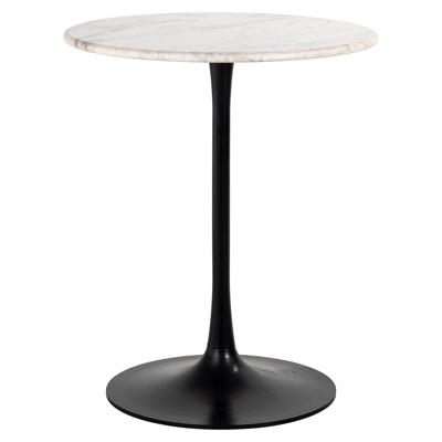 Richmond Ronde Bistrotafel 'Carlten' Marmer, 65cm, kleur Wit