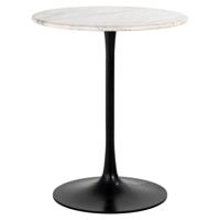 Richmond Ronde Bistrotafel 'Carlten' Marmer, 65cm, kleur Wit