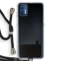 Musketon Halftone: Motorola Moto G9 Plus Transparant Hoesje met koord - thumbnail