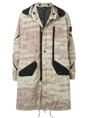 Stone Island Shadow Project parka imprimée - Vert