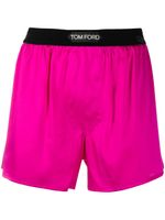 TOM FORD boxer à bande logo - Rose - thumbnail