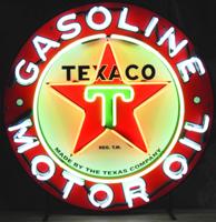 Texaco Gasoline, Motor Oil Neon Verlichting 60 cm - Rood, Wit, Groen