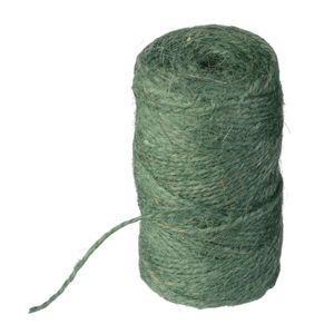 Nature jute touw groen 90 meter