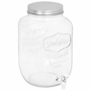 vidaXL Drankdispenser 8050 ml glas