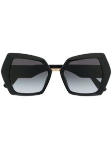 Dolce & Gabbana Eyewear lunettes de soleil DG à motif monogrammé - Noir