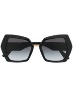 Dolce & Gabbana Eyewear lunettes de soleil DG à motif monogrammé - Noir