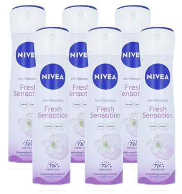 Nivea Fresh Sensation Anti-Transpirant Spray Voordeelverpakking