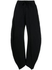 JNBY pantalon de jogging à broderies - Noir