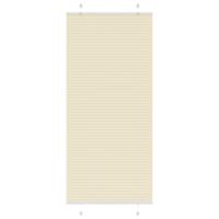 Plissé rolgordijn 100x200 cm stofbreedte 99,4cm polyester crème