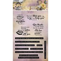 Studio Light • growing & blooming clear stamp give thanks