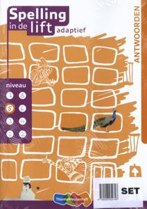 Spelling in de lift adaptief antwoorboekje niveau 1 t/m 8 (Paperback)