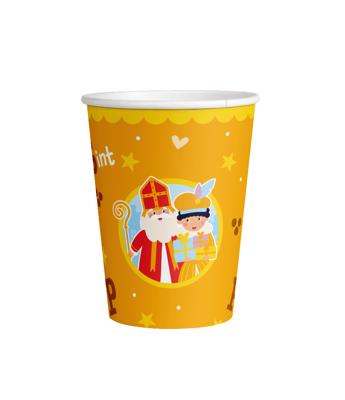 Bekers Sint & Piet Cartoon Vigo (8st)
