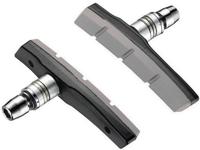 Simson remblokken V brake 80 x 13 mm zwart/grijs 2 stuks