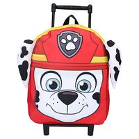 Paw Patrol Marshall reiskoffer/trolley/rugtas - rood - 33 x 25 cm - voor kinderen   -