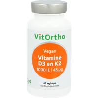 VitOrtho Vitamine D3 en K2 Vegan Capsules