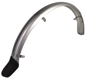 SKS achterspatbord P65 kunststof 26 inch zilver