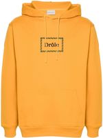 Drôle De Monsieur hoodie en coton à logo brodé - Orange