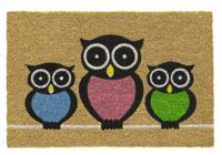 Ruco print l40b60cm welcome owls Hamat - Hamat