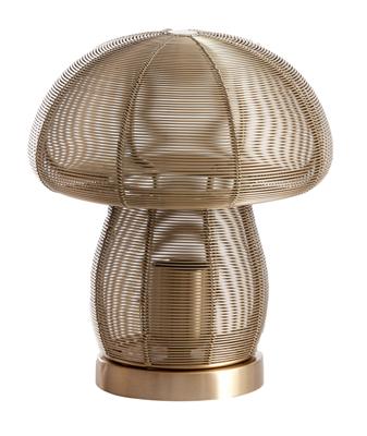 Light & Living Tafellamp 'Mushroom' 24cm, kleur Goud
