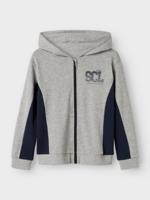 Name it winter sweat vest jongens - grijs - NkmLenno