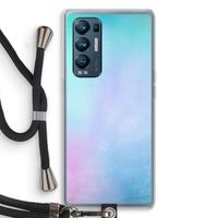 mist pastel: Oppo Find X3 Neo Transparant Hoesje met koord