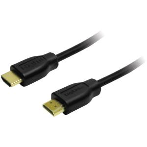 LogiLink CH0036 HDMI-kabel HDMI Aansluitkabel HDMI-A-stekker, HDMI-A-stekker 1.50 m Zwart 4K UHD