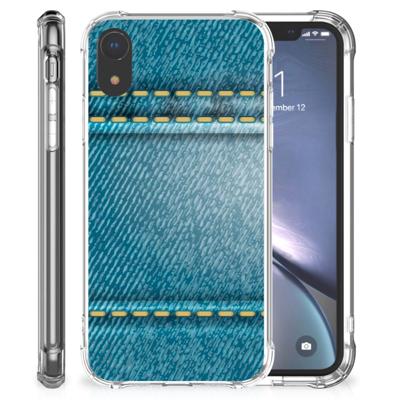 Apple iPhone Xr Anti Shock Bumper Case Jeans Apple iPhone Xr Anti Shock Bumper Case Jeans