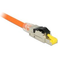 DeLOCK 86285 kabel-connector RJ45 Zwart, Zilver, Transparant, Geel - thumbnail