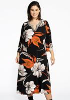 Yoek Jurk CAMELLIA | Zwart | Maat 54/56