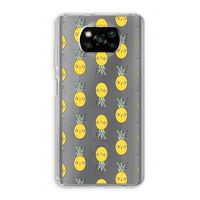 Ananas: Xiaomi Poco X3 NFC Transparant Hoesje