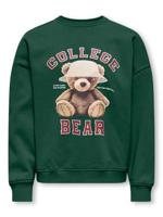 Kids ONLY winter sweater meisjes - groen - KogBila - oversize fit Kids ONLY winter sweater meisjes - groen - KogBila - oversize fit