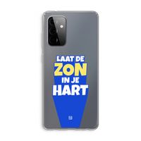 Laat de zon in je hart: Samsung Galaxy A72 Transparant Hoesje