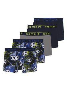 Name It Name It Kinder Boxershorts Jongens NKMKAYS Voetbal Print 5-Pack