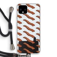 Bacon to my eggs #2: Pixel 4 Transparant Hoesje met koord