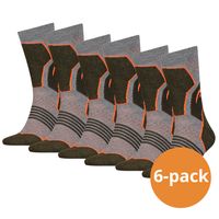 HEAD Hiking Crew sokken 6-pack Unisex Forest-43/46 - thumbnail