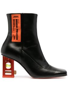 Heron Preston bottines à patch logo - Noir