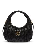 Miu Miu sac porté épaule Wander matelassé - Noir - thumbnail